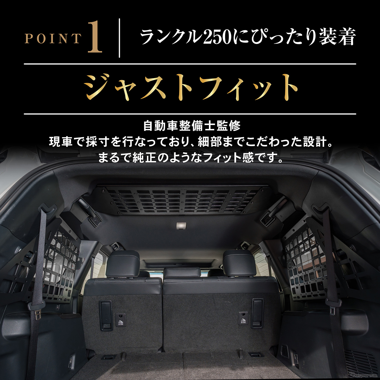 クラフトワークスの『ランクル250』専用「インナーラックセット」