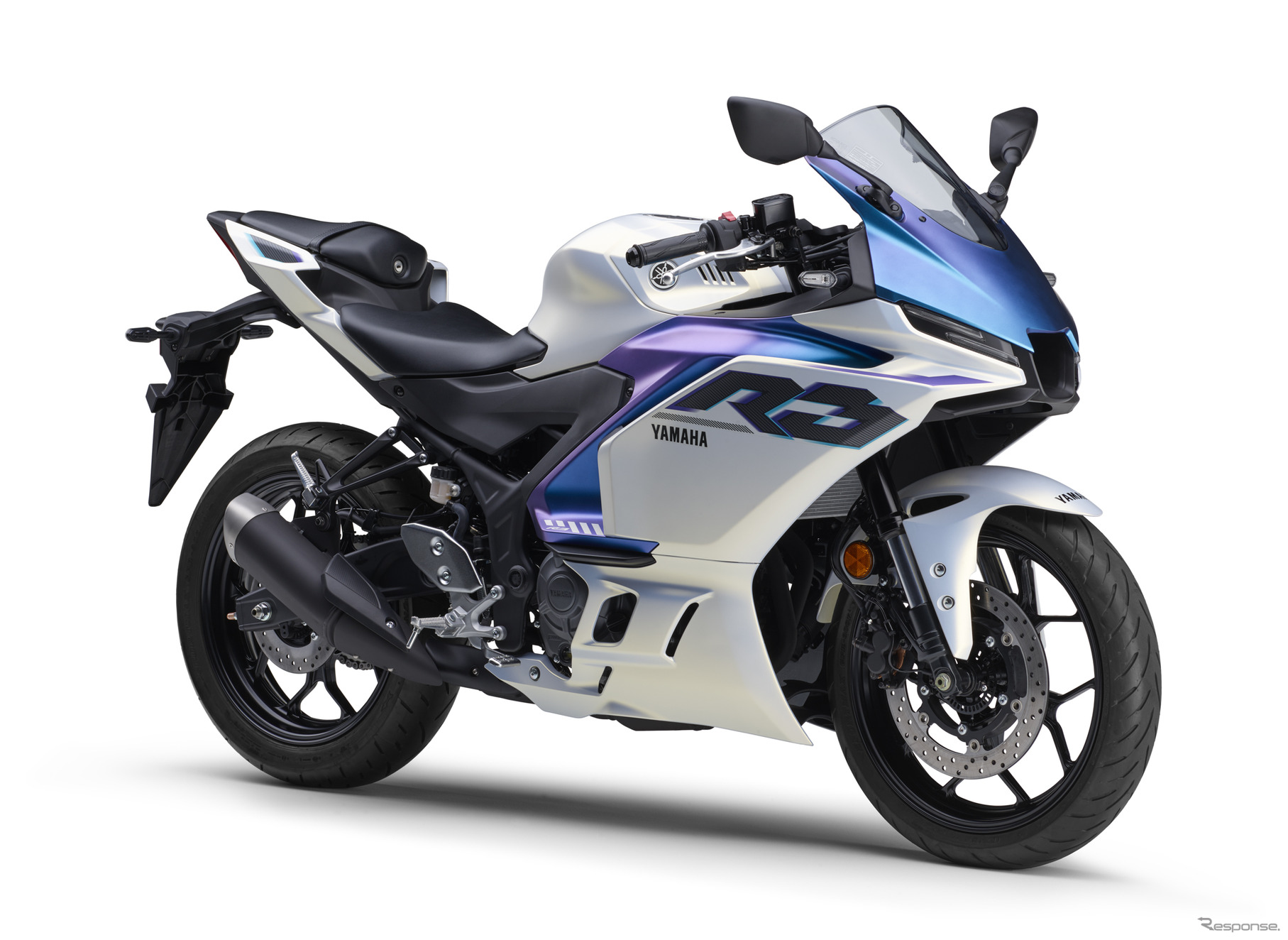 ヤマハ YZF-R3 ABS 2025年モデル（マットイエローイッシュホワイトパール1）