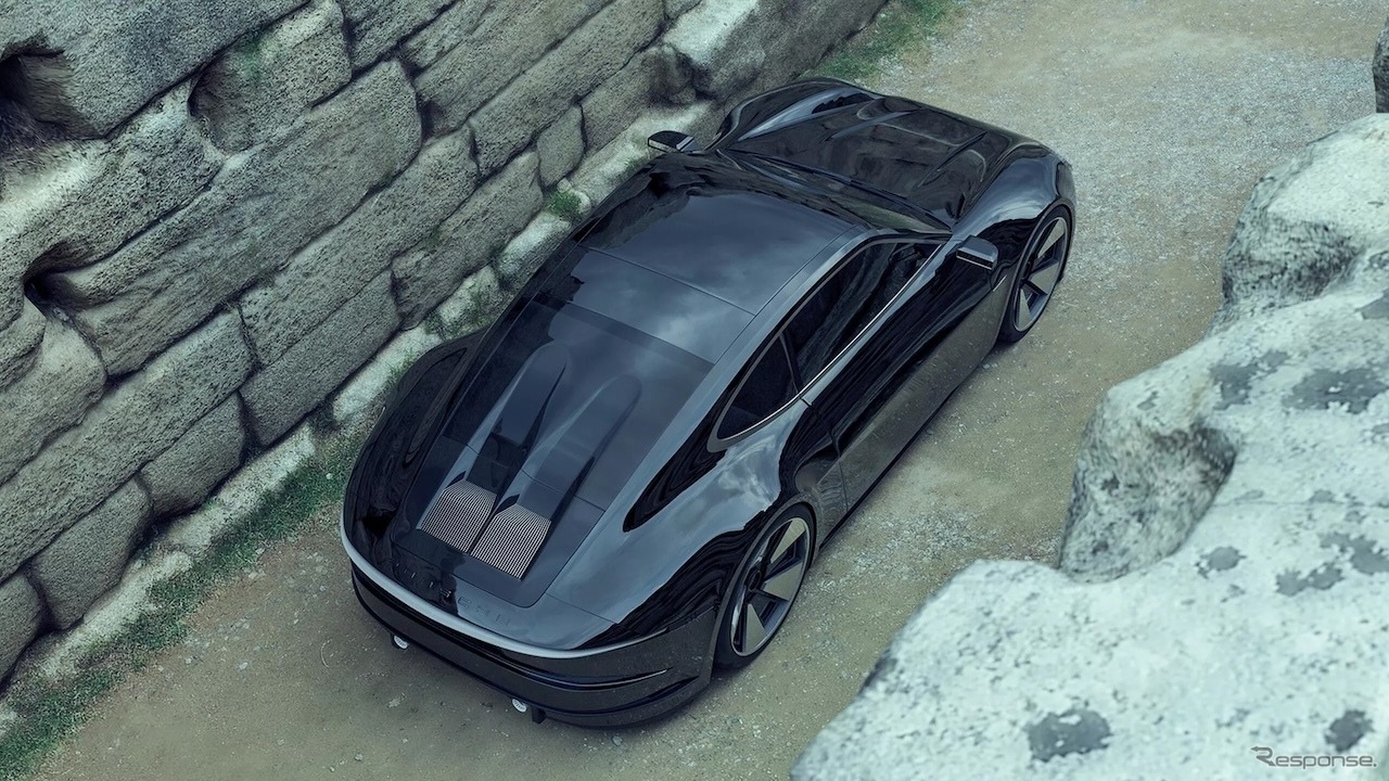 ポルシェ911 再解釈モデルのCG