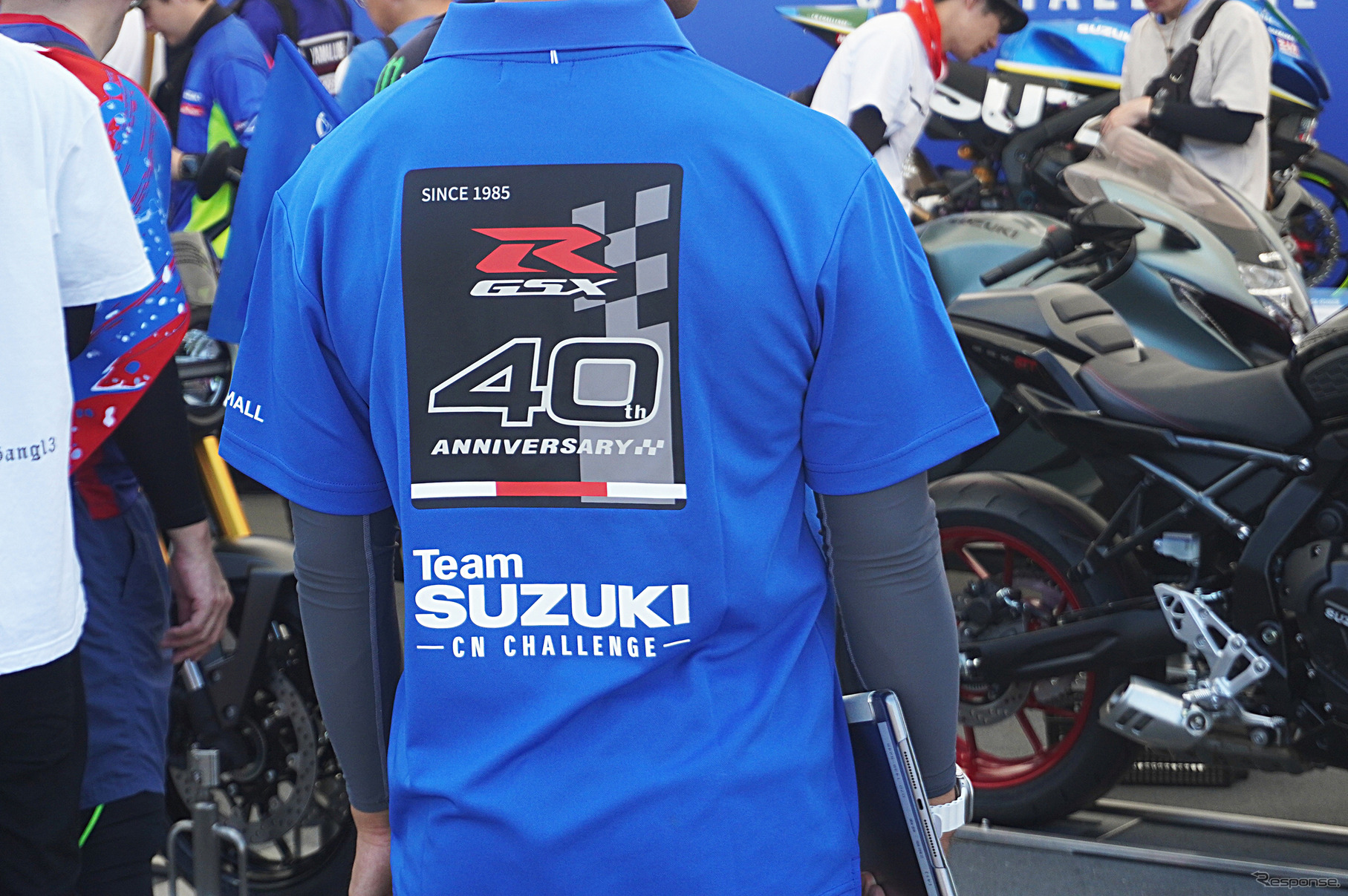 「GSX-R」シリーズ40周年を推すスズキ（鈴鹿8耐2025）