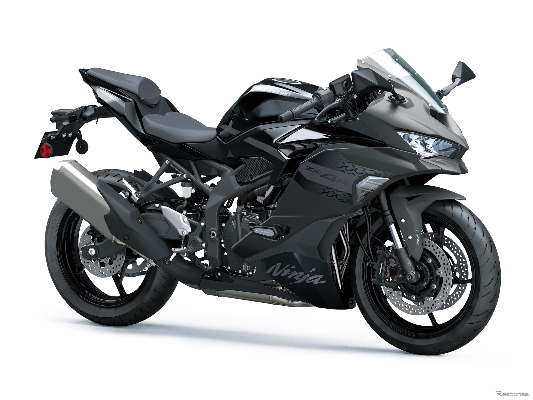 カワサキ Ninja ZX-4R SE（メタリックマットグラフェンスチールグレー×メタリックスパークブラック）