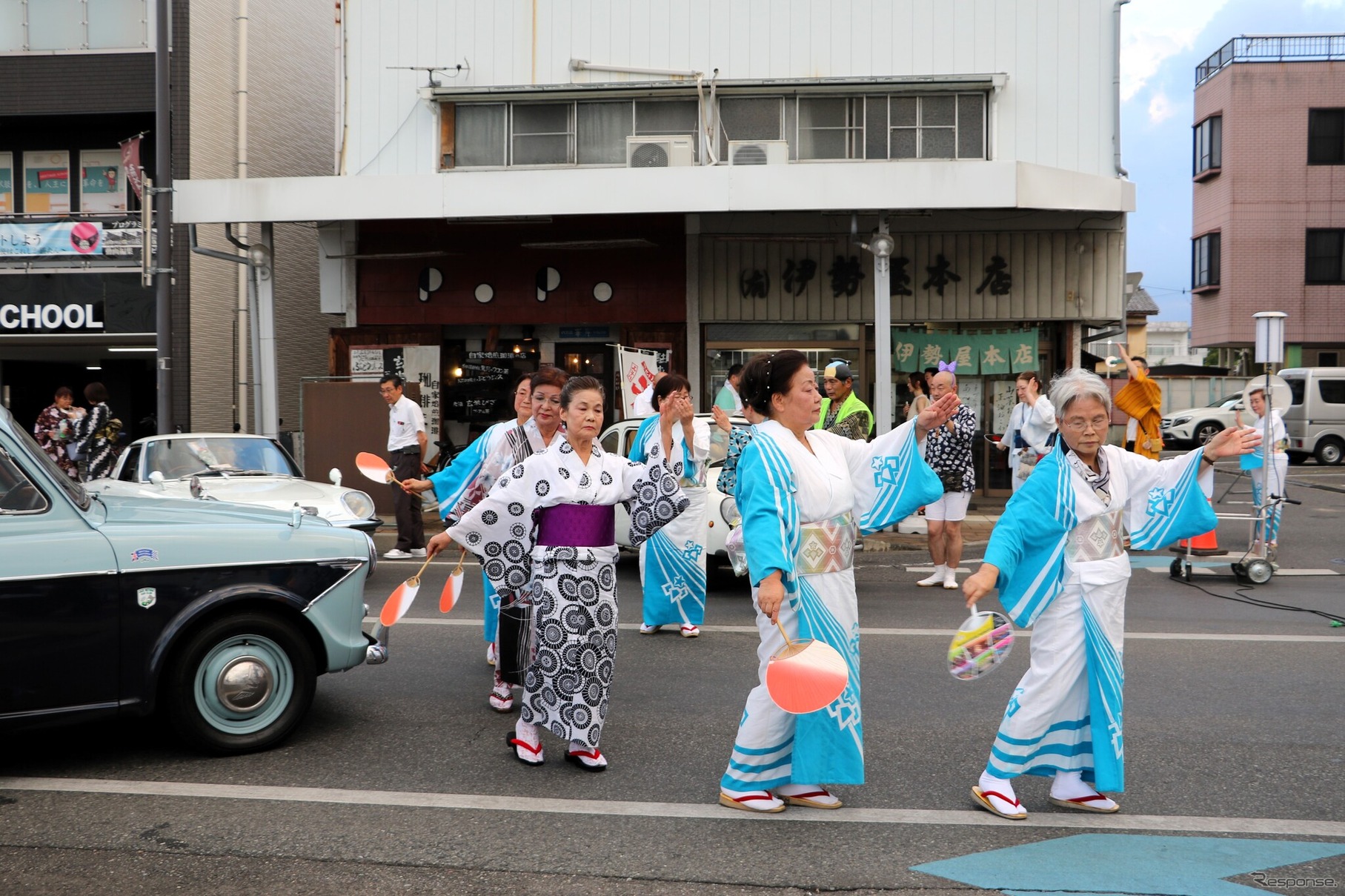 クラシックカーin八木節まつり