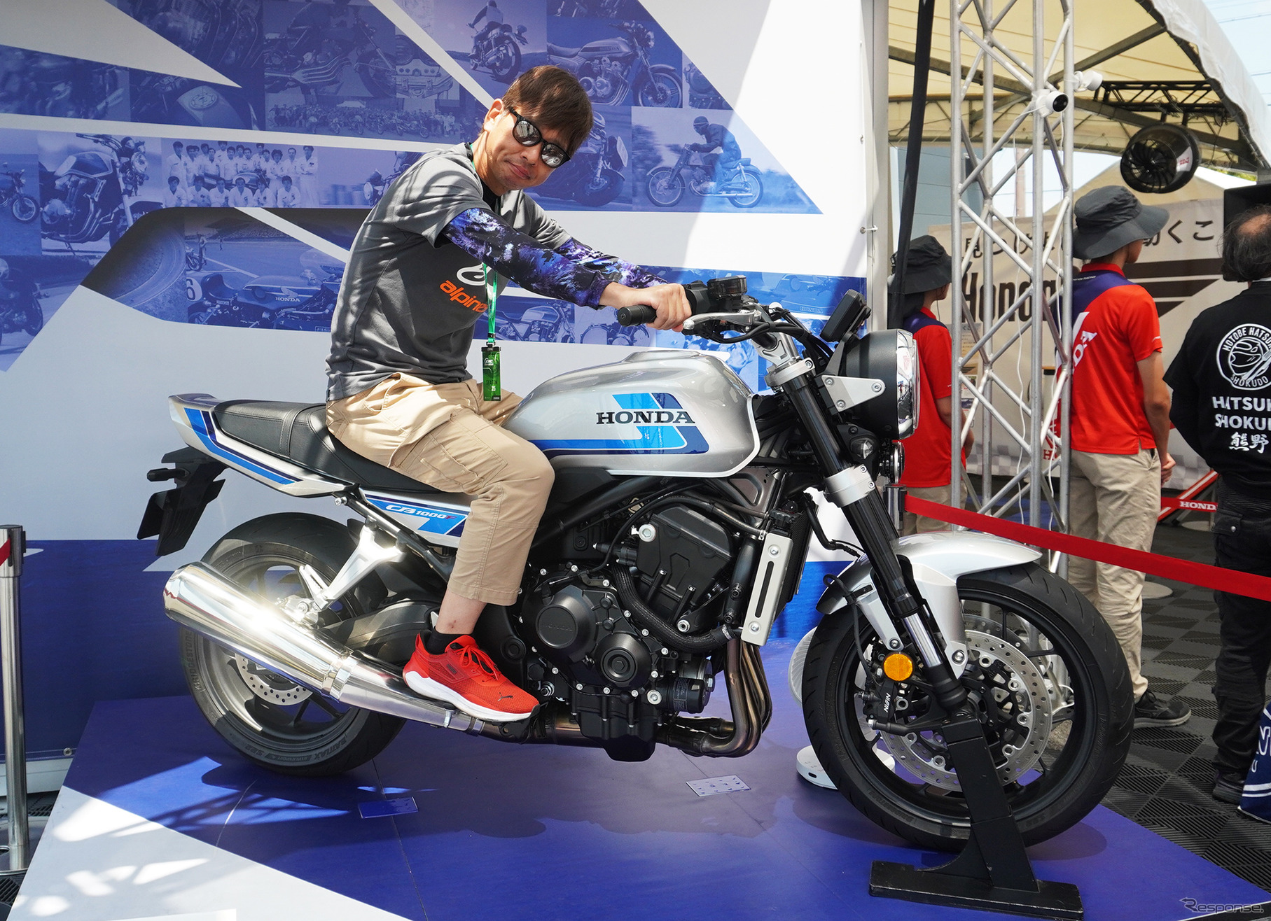 ホンダ CB1000Fと青木タカオ氏