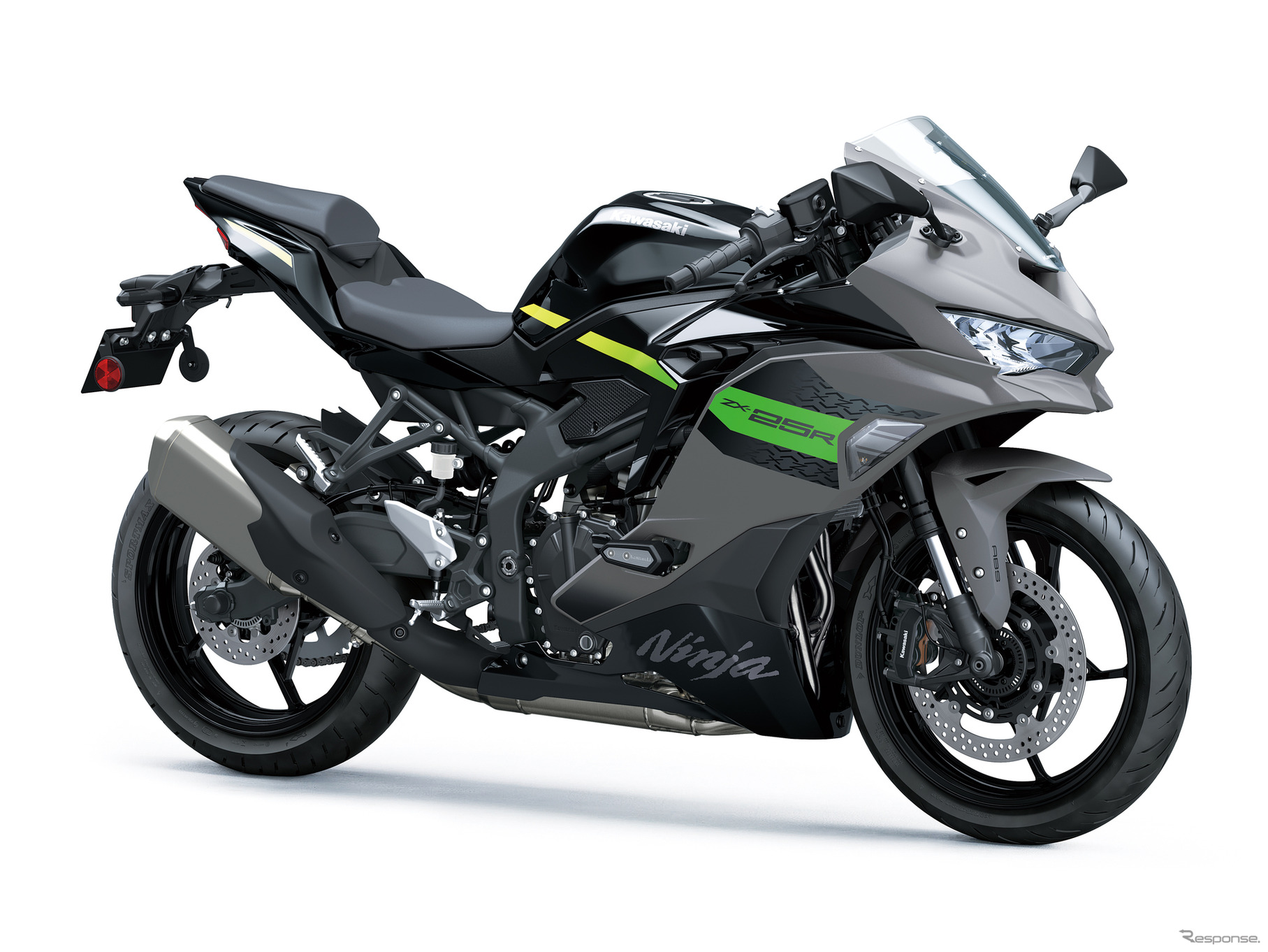 カワサキ Ninja ZX-25R SE（メタリックマットグラファイトグレー×メタリックスパークブラック）