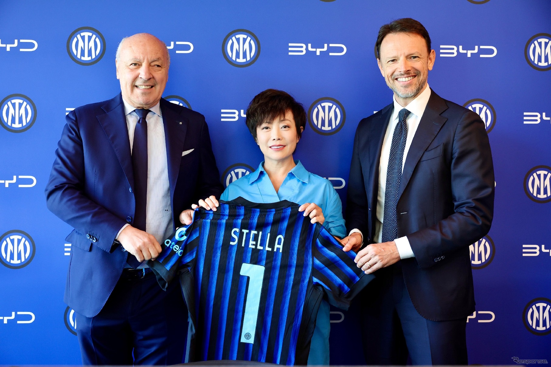 BYDがFCインテルナツィオナーレ・ミラノと今後3シーズンのグローバル戦略的パートナーシップを締結