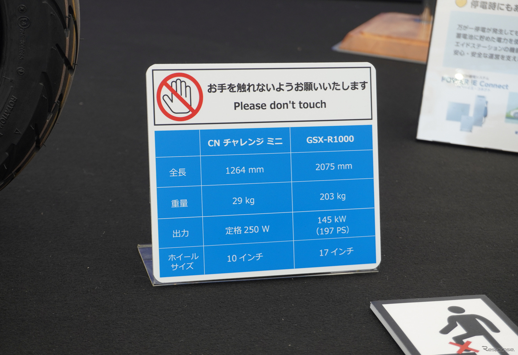 「CNチャレンジミニ」と「GSX-R1000」とのスペック比較（鈴鹿8耐2025）