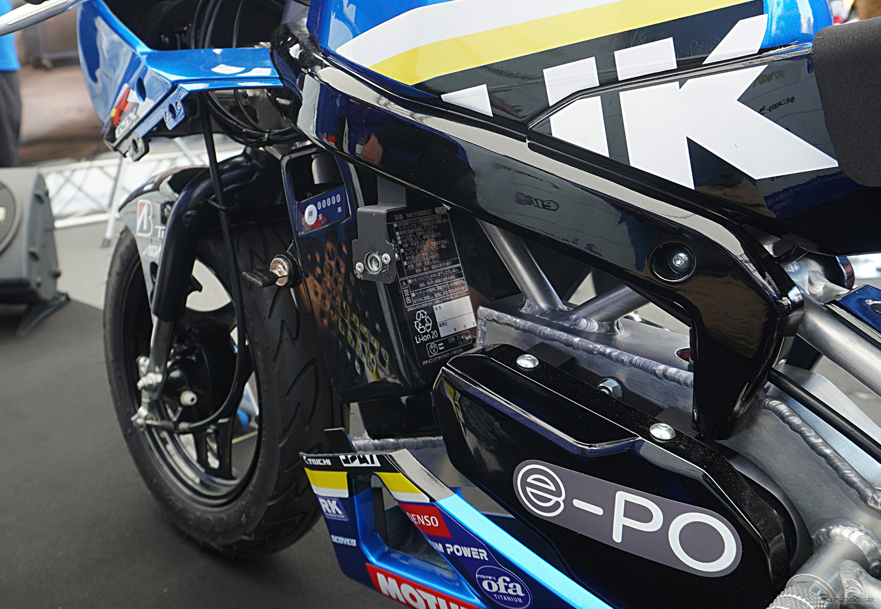 「CNチャレンジミニ」に搭載される交換式バッテリーはe-POと同じもの