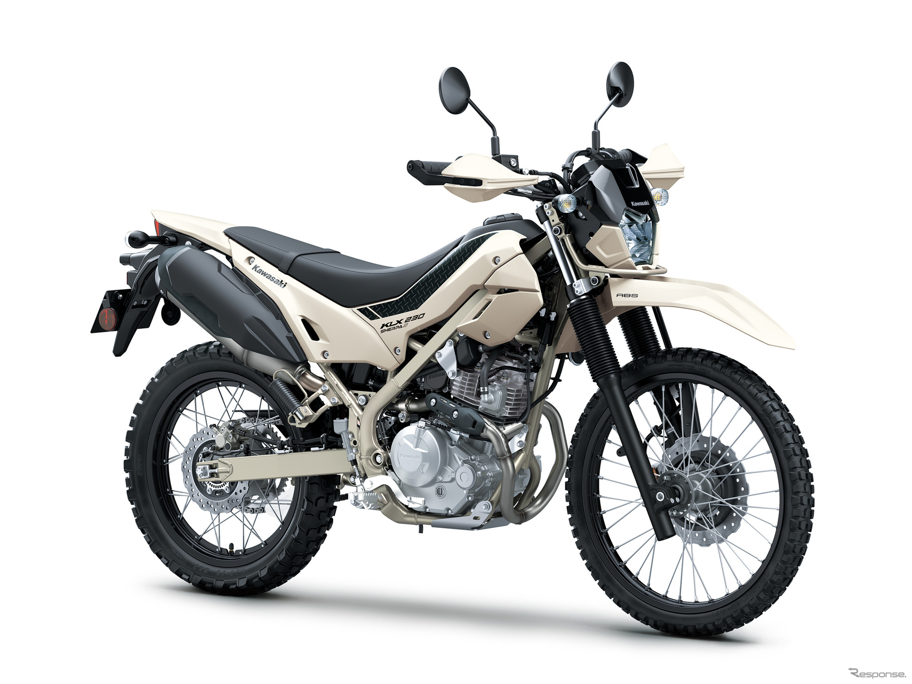 カワサキ KLX230シェルパS（ホワイティッシュベージュ）