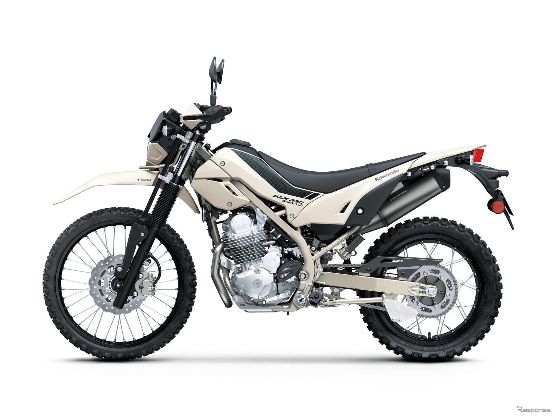 カワサキ KLX230シェルパS（ホワイティッシュベージュ）