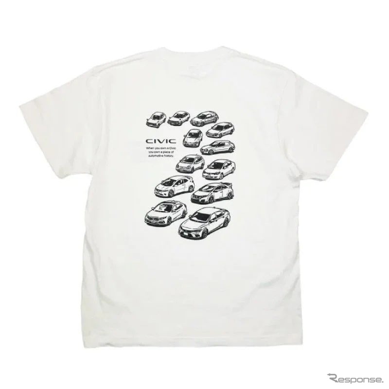 CIVIC ヒストリーTシャツ
