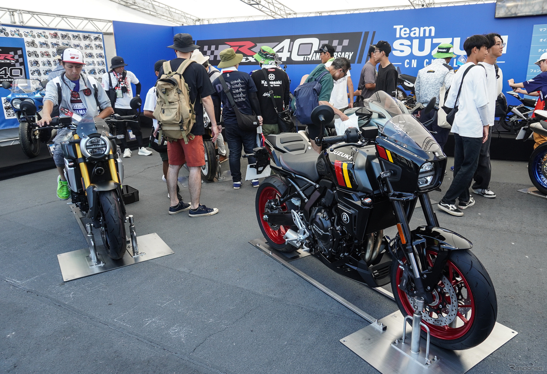 国内未導入モデルを「またがり放題」だったスズキブース（鈴鹿8耐2025）
