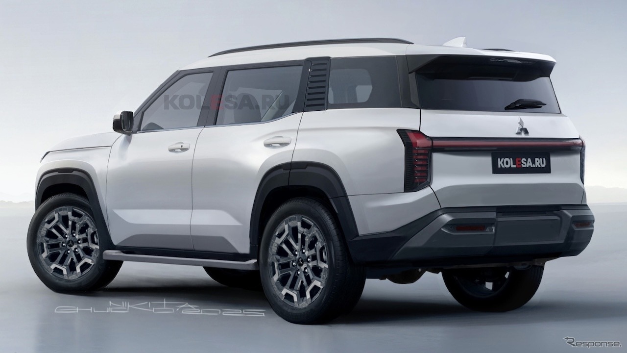 三菱 パジェロスポーツ 次期型の予想CG