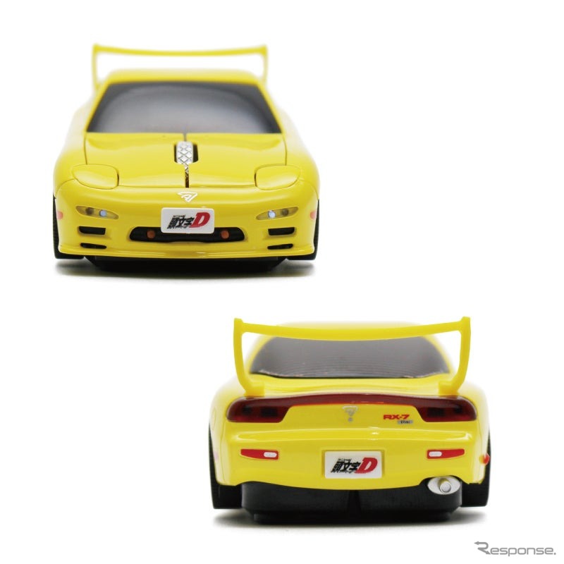 『頭文字D』に登場する高橋啓介の愛車、マツダRX-7（FD3S型）をモチーフにした無線マウス