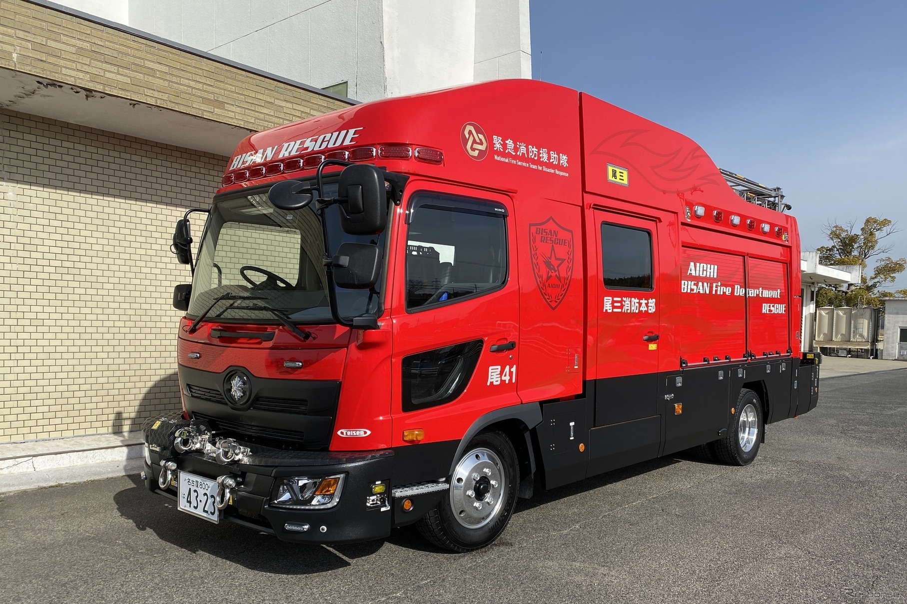 尾三消防組合消防本部の高規格救急車