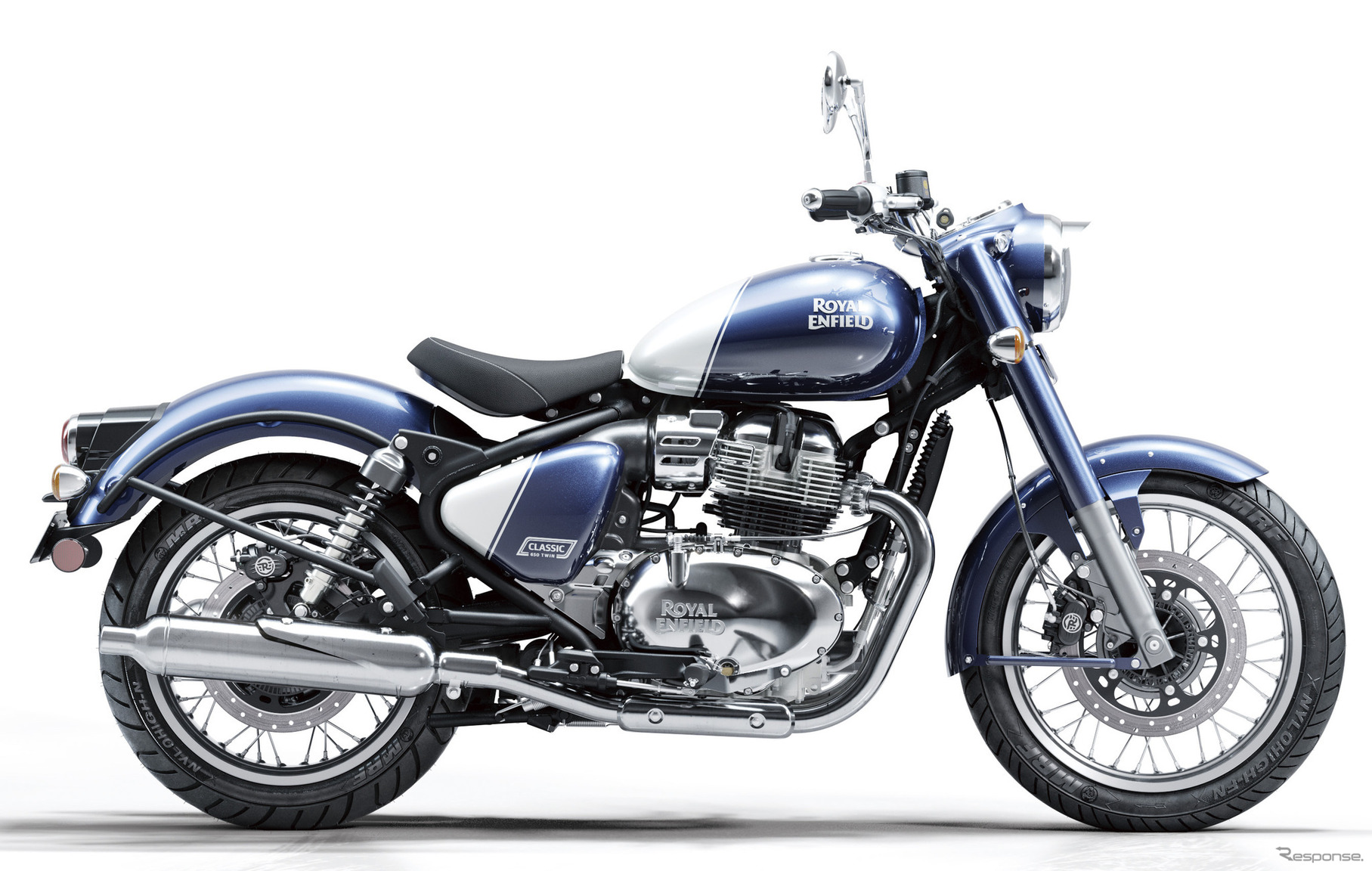 ロイヤルエンフィールド New CLASSIC 650 Bruntingthorpe Blue（ブランティングソープ・ブルー）