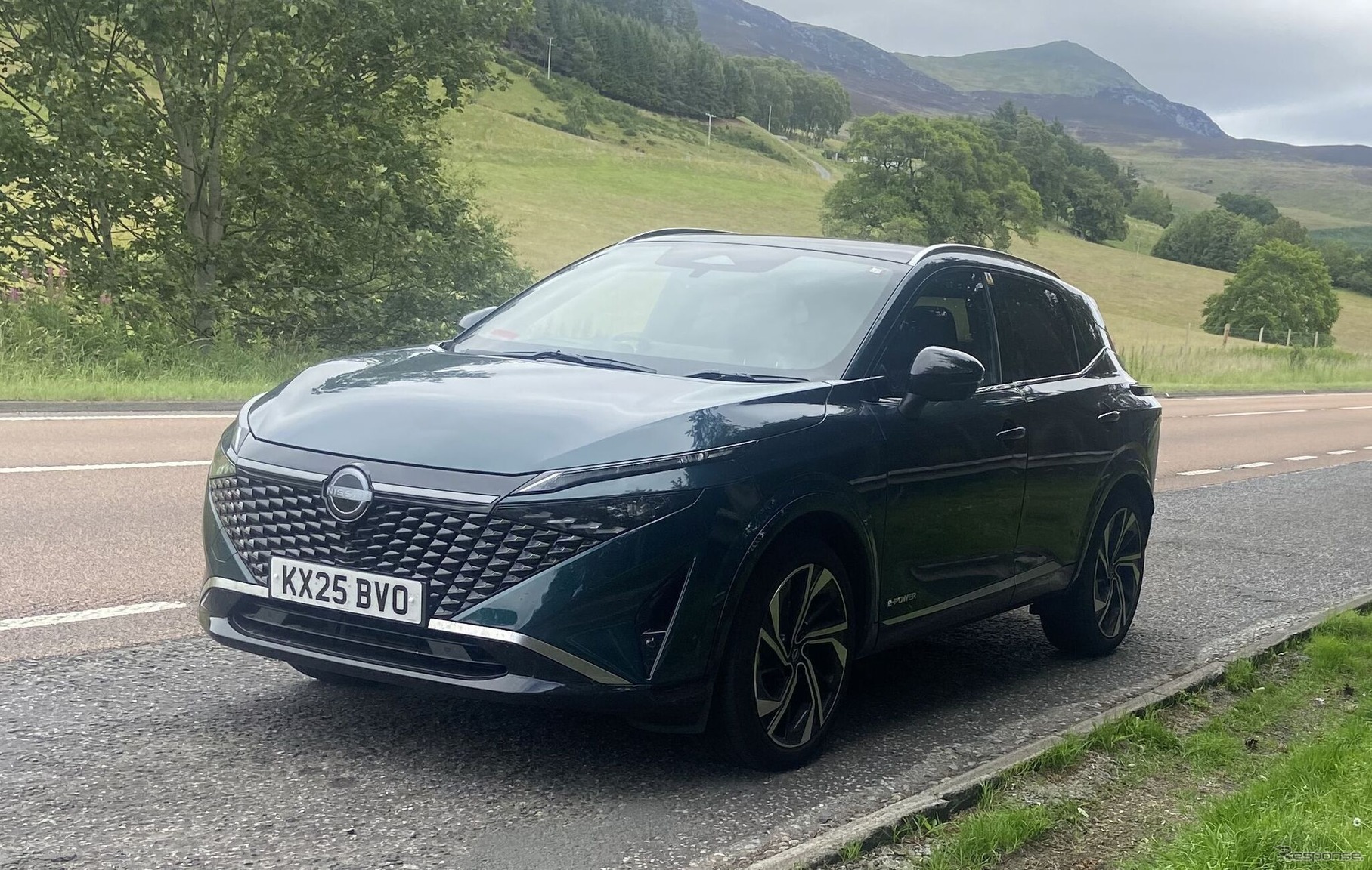 日産の第3世代e-POWER搭載の『キャシュカイ』が英国縦断無給油走行に成功