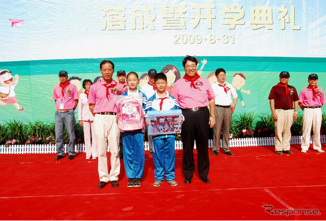 東風ホンダ、四川大地震の被災地で小学校を開校