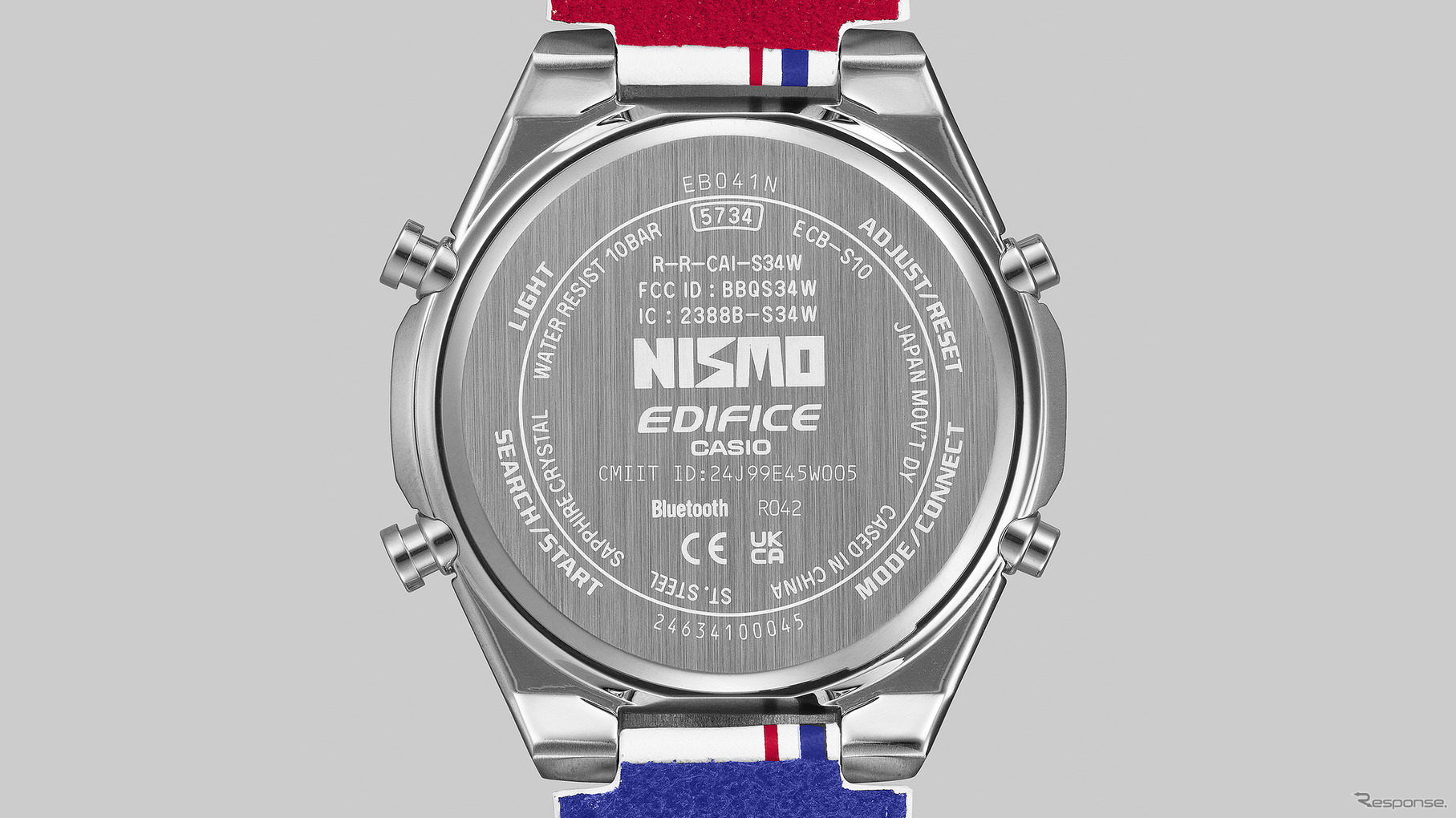 初代NISMOロゴを刻印したケースバック