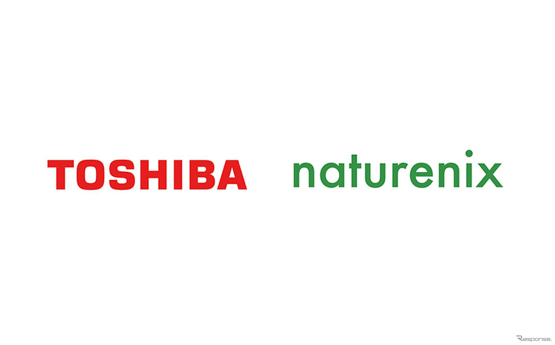 東芝とナチュラニクスのロゴ