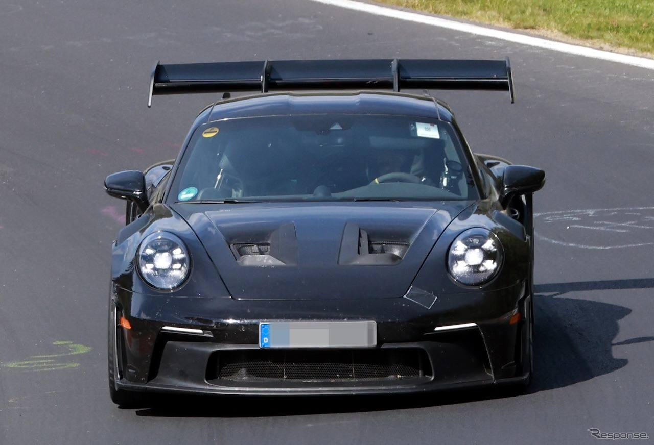 ポルシェ 911 GT3 RS 改良新型のプロトタイプ