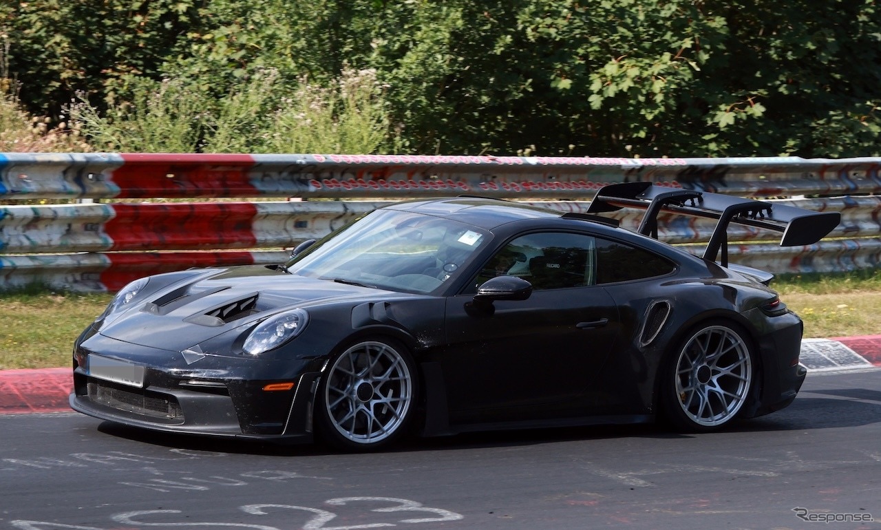 ポルシェ 911 GT3 RS 改良新型のプロトタイプ