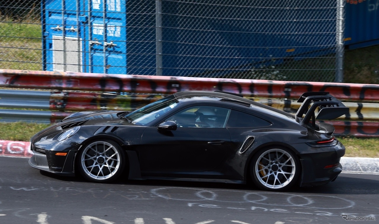 ポルシェ 911 GT3 RS 改良新型のプロトタイプ