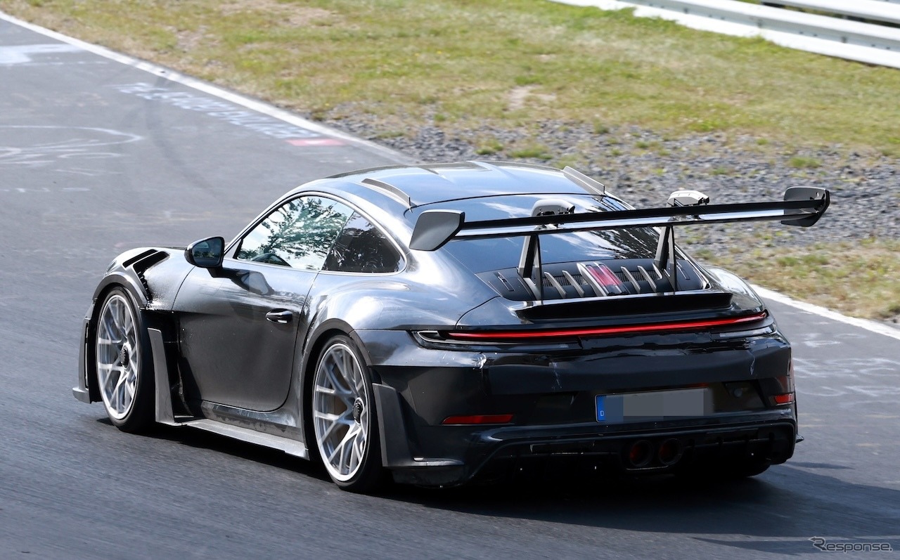ポルシェ 911 GT3 RS 改良新型のプロトタイプ