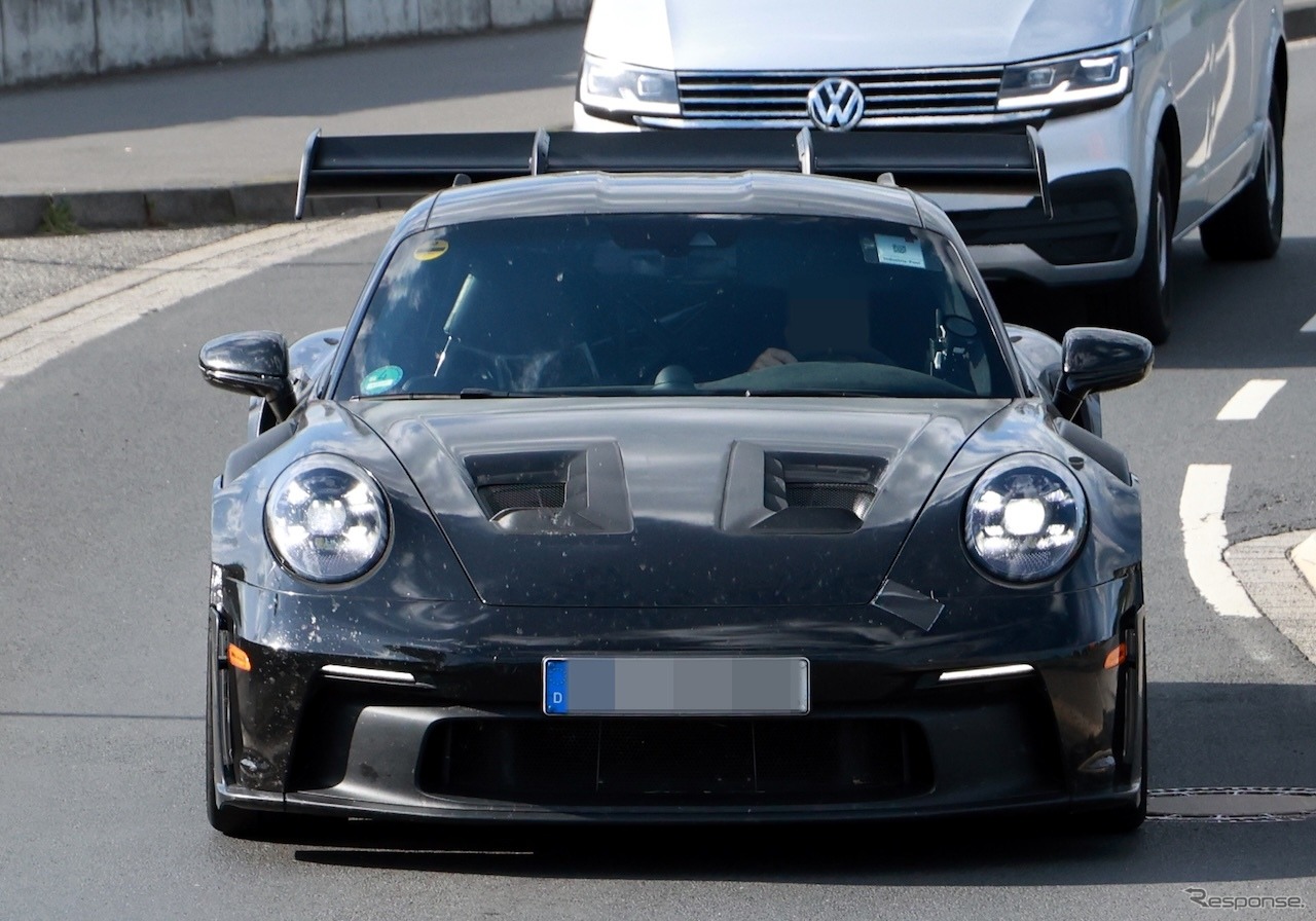 ポルシェ 911 GT3 RS 改良新型のプロトタイプ