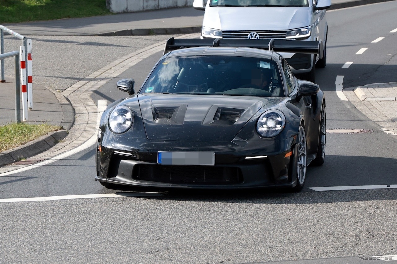 ポルシェ 911 GT3 RS 改良新型のプロトタイプ