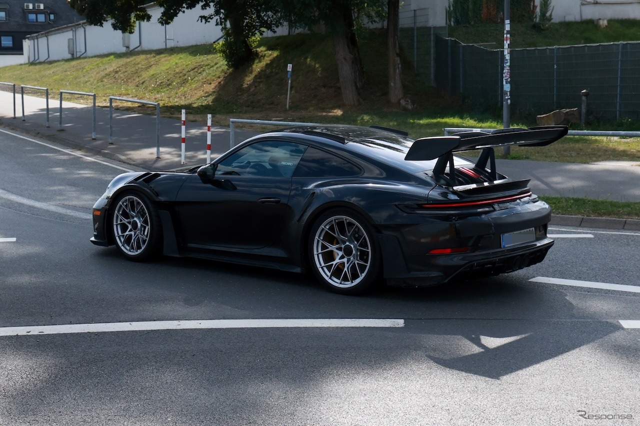 ポルシェ 911 GT3 RS 改良新型のプロトタイプ