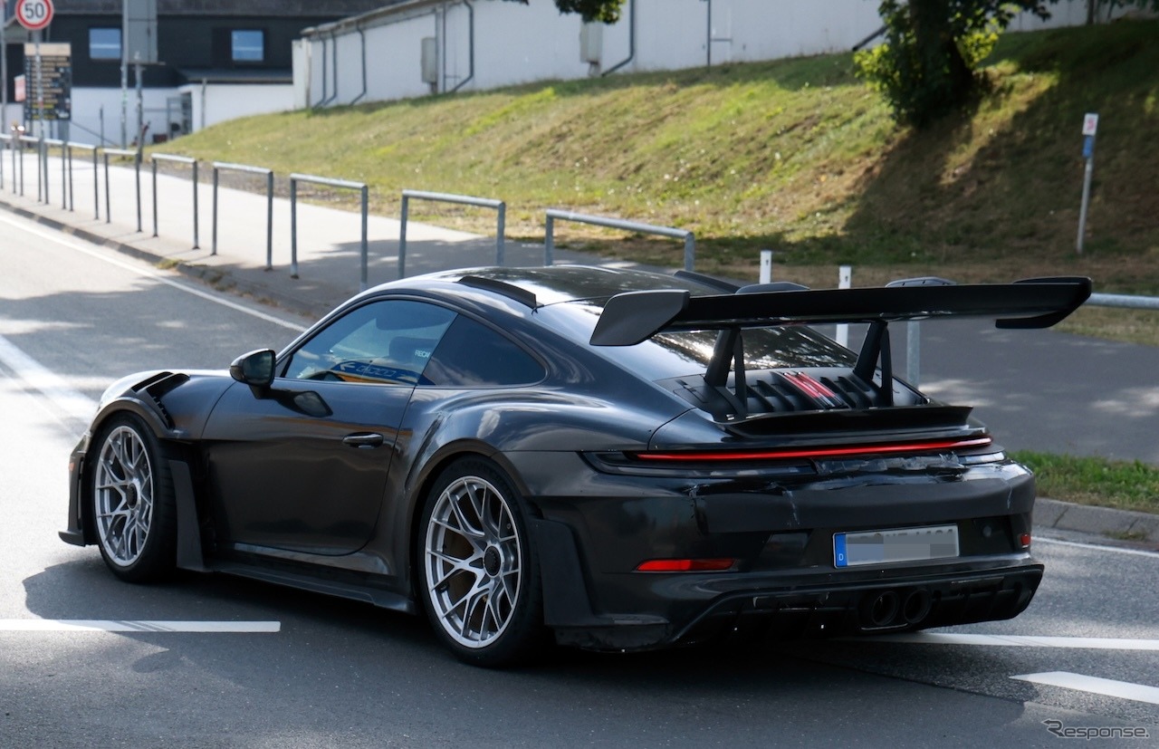 ポルシェ 911 GT3 RS 改良新型のプロトタイプ