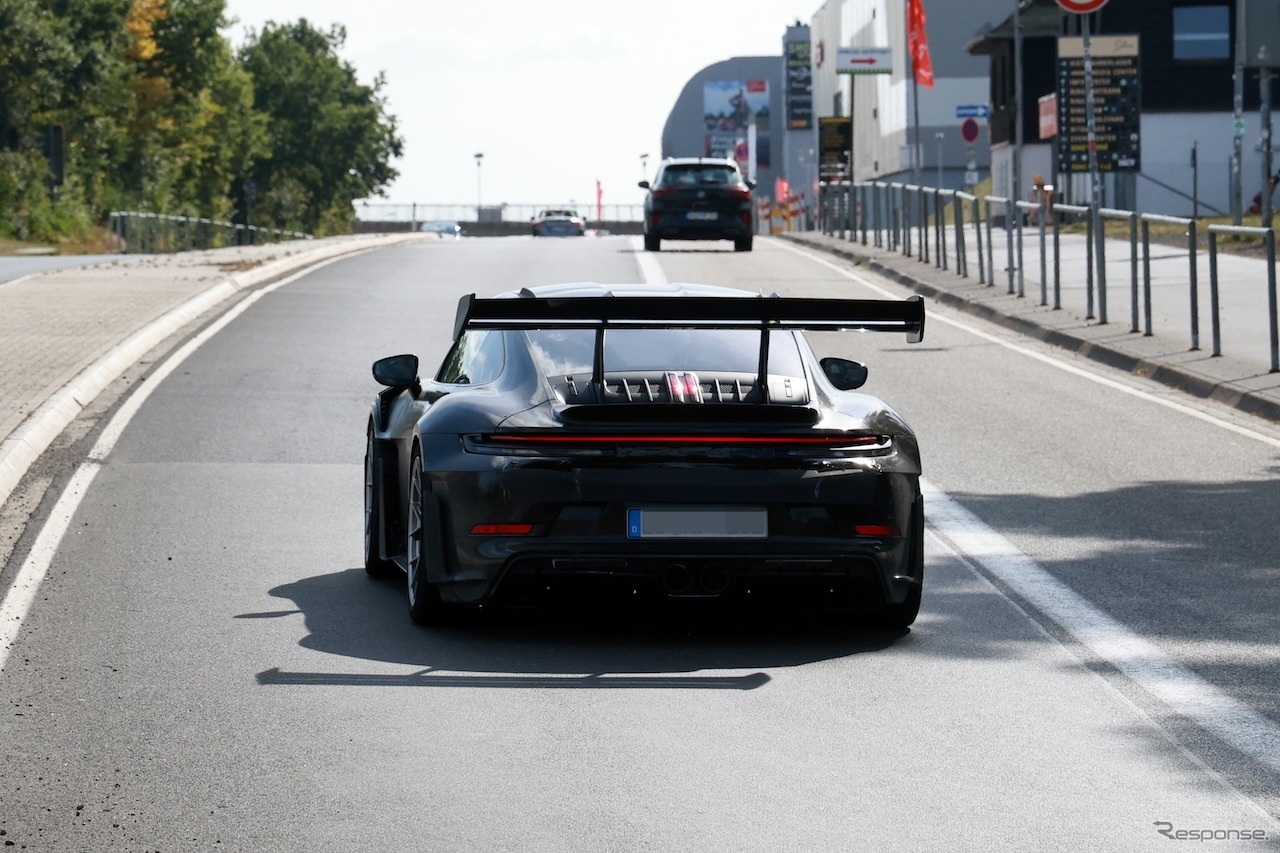 ポルシェ 911 GT3 RS 改良新型のプロトタイプ