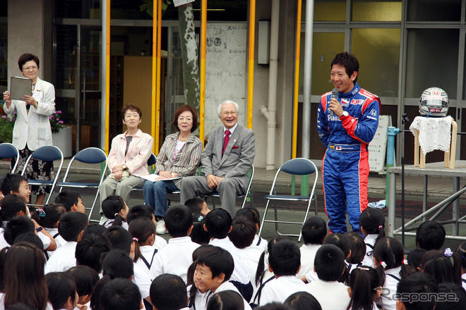 【IRL】武藤、小学生372人を前に優勝を宣言