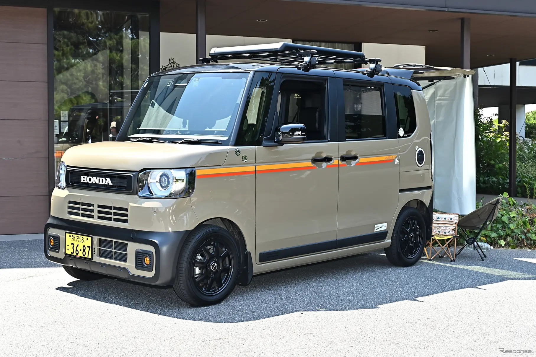デイキャンプ仕様のN-BOX JOY