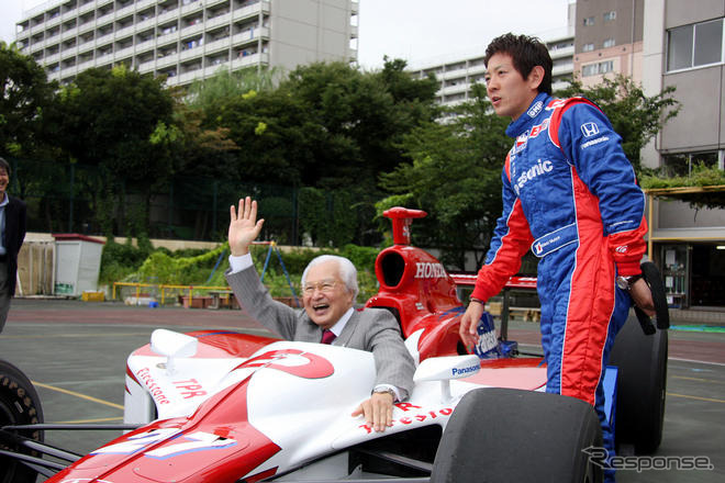 【IRL】武藤、小学生372人を前に優勝を宣言