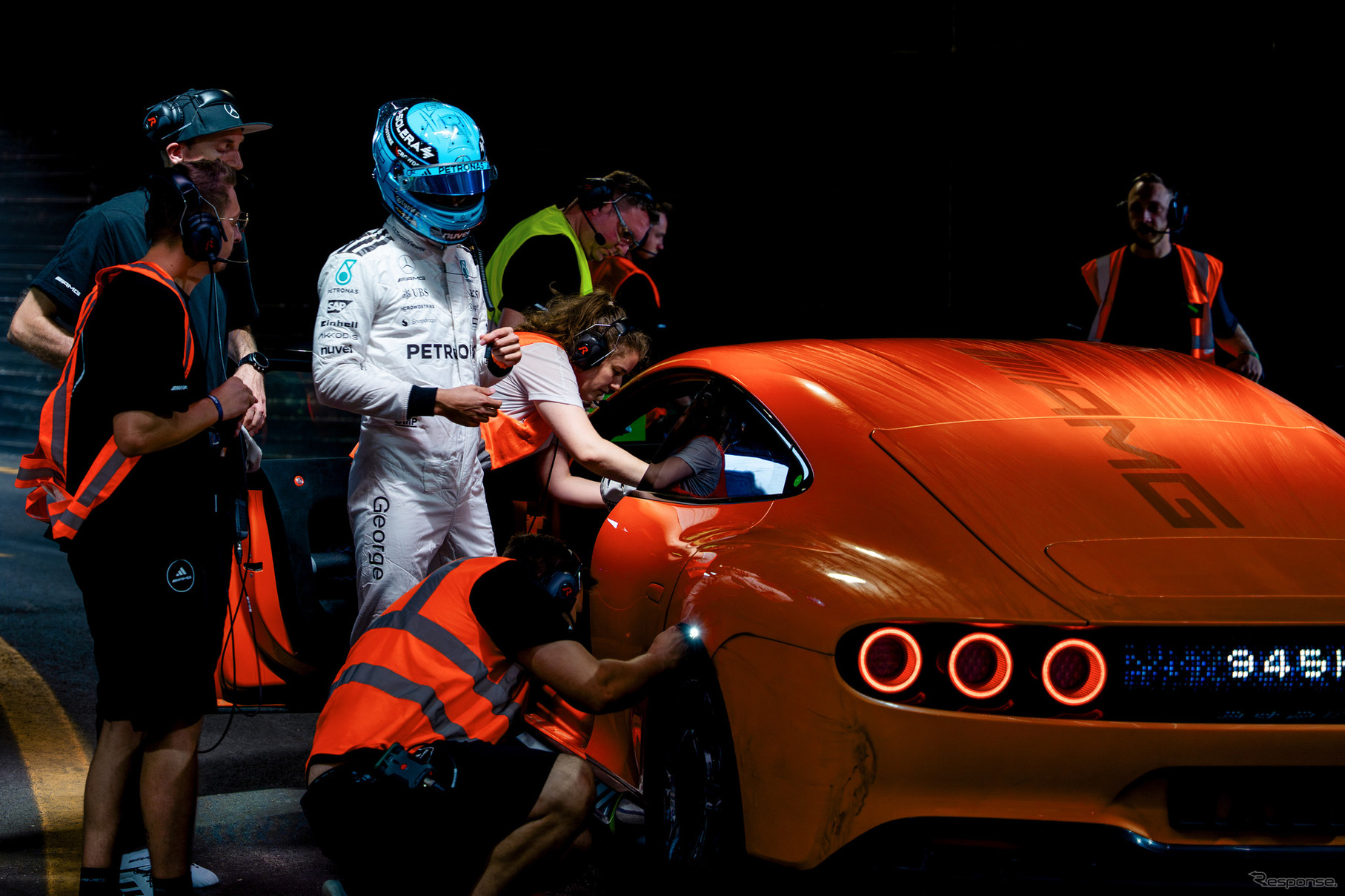 メルセデスAMGの次世代高性能EV『コンセプトAMG GT XX』が電気自動車の25の長距離記録を樹立