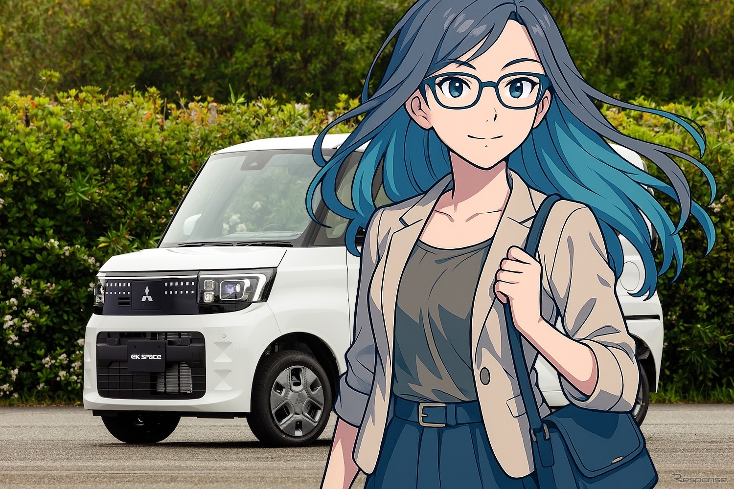 三菱 eKスペース 新型（イメージ）
