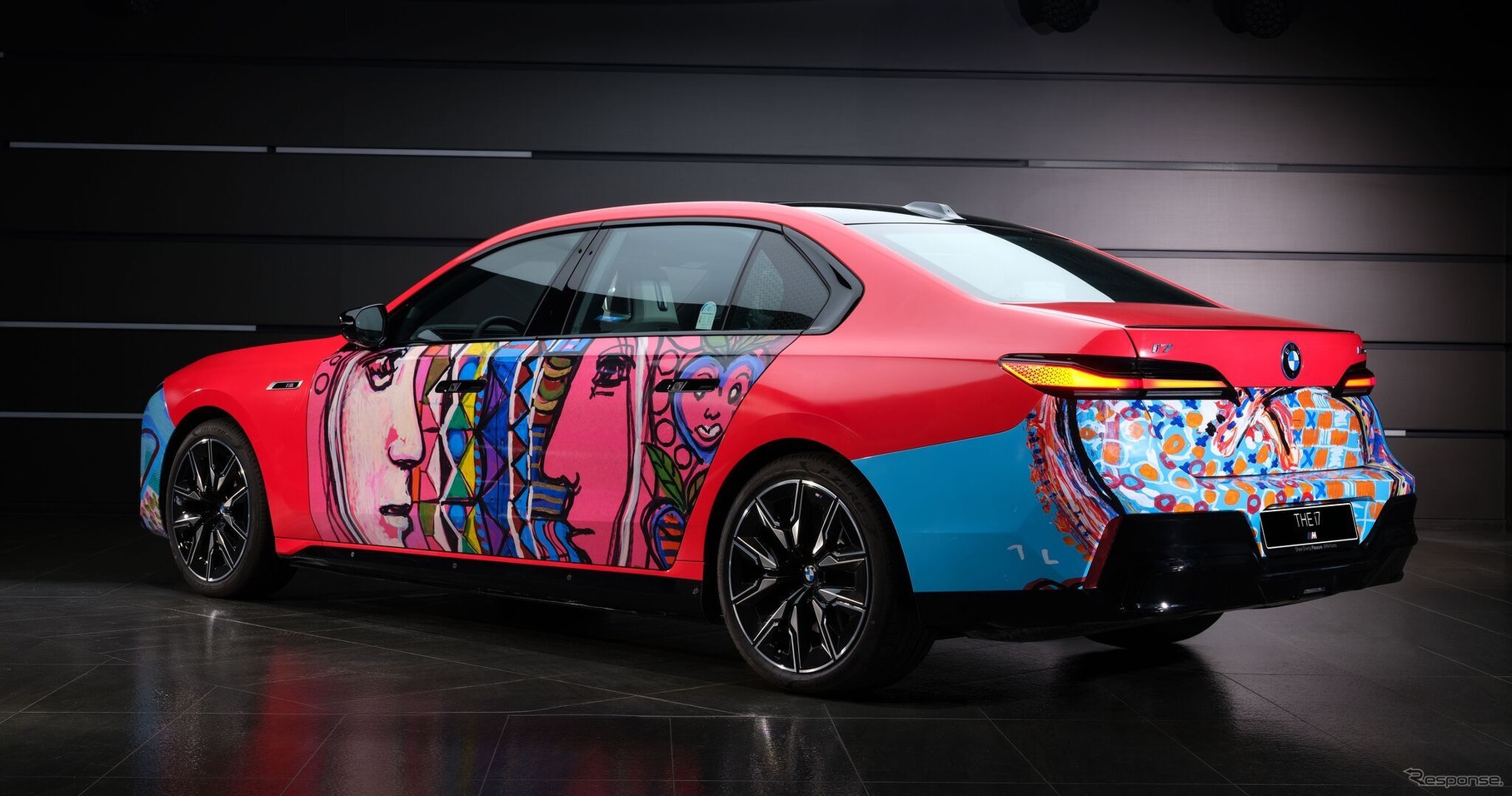 BMW i7のアートカー