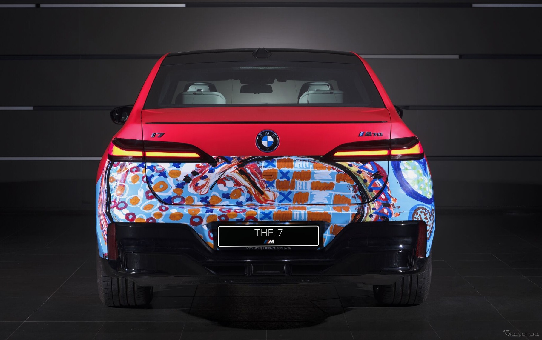 BMW i7のアートカー