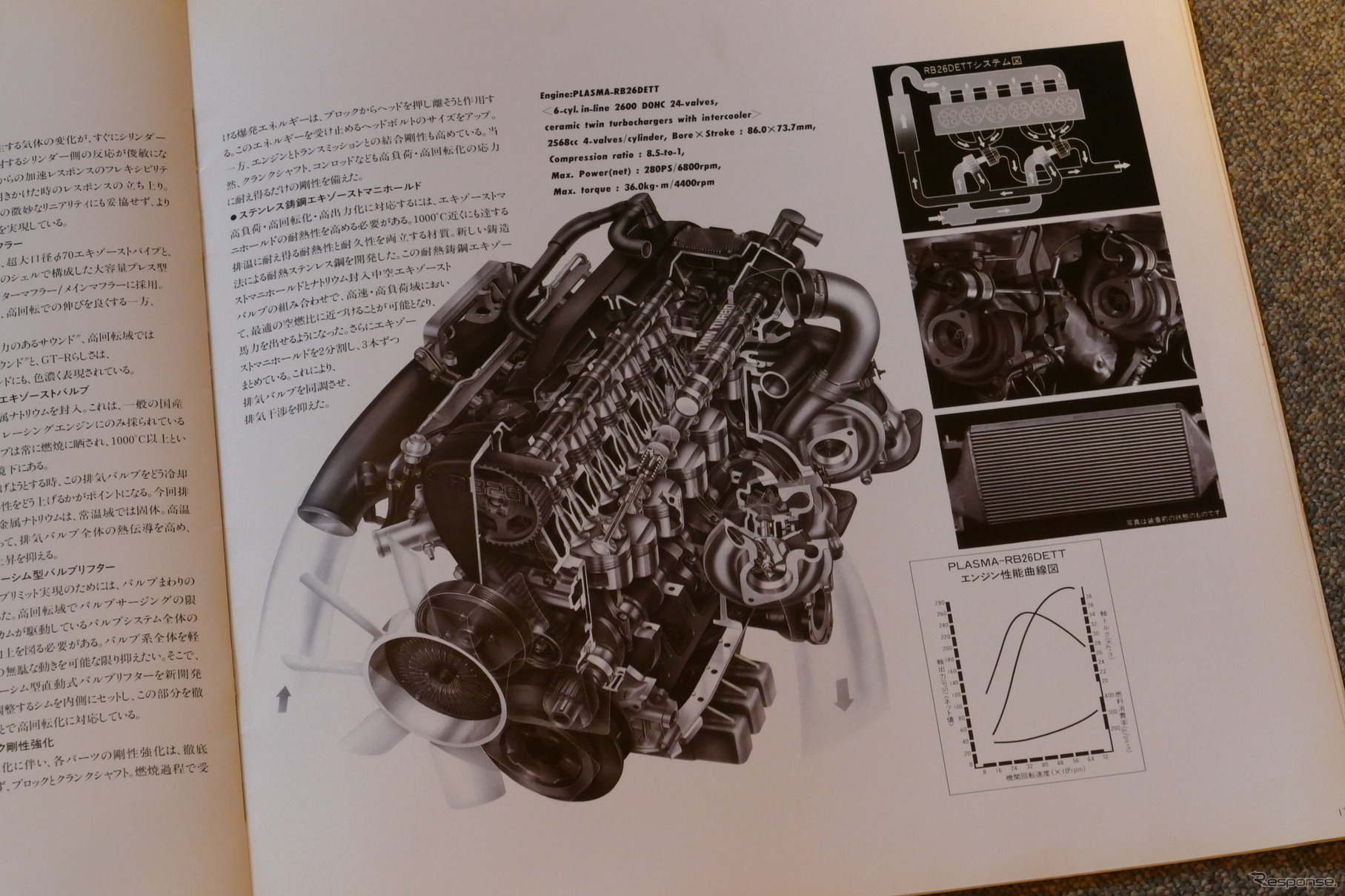 日産 スカイライン GT−R・BNR32型 当時のカタログ