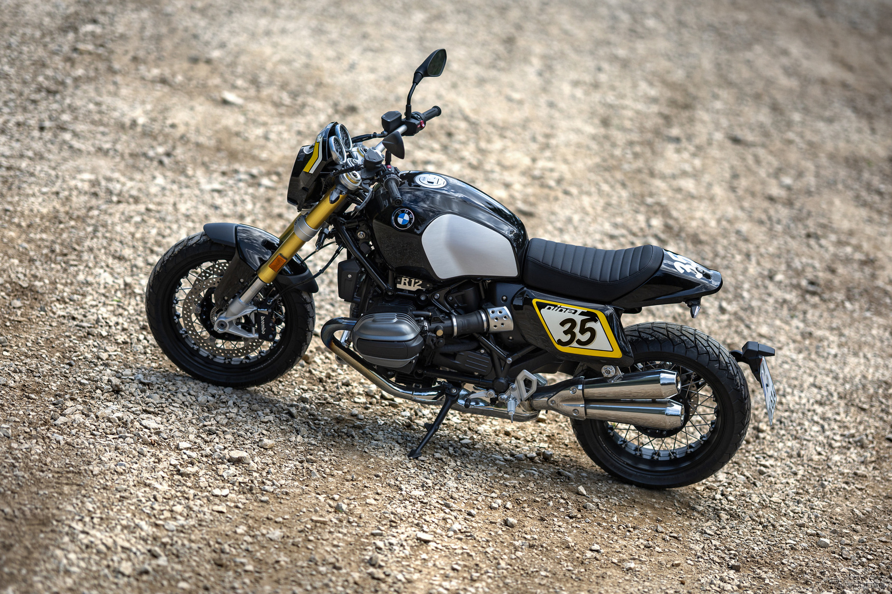BMW『R 12 nineT』向けのアクセサリーパッケージ「ザ・トラッカー」
