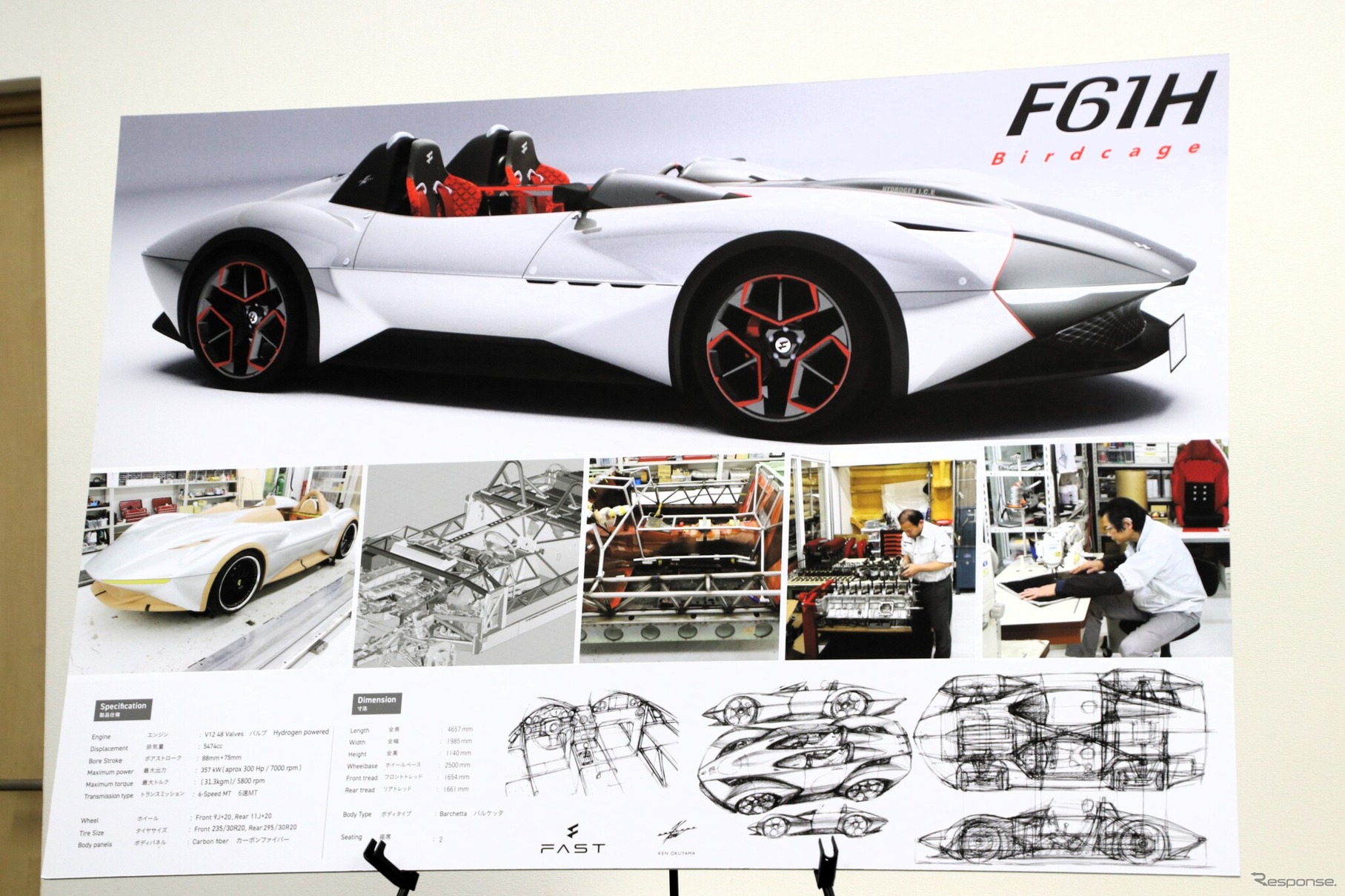 Ken Okuyama Cars F61Hバードケージ