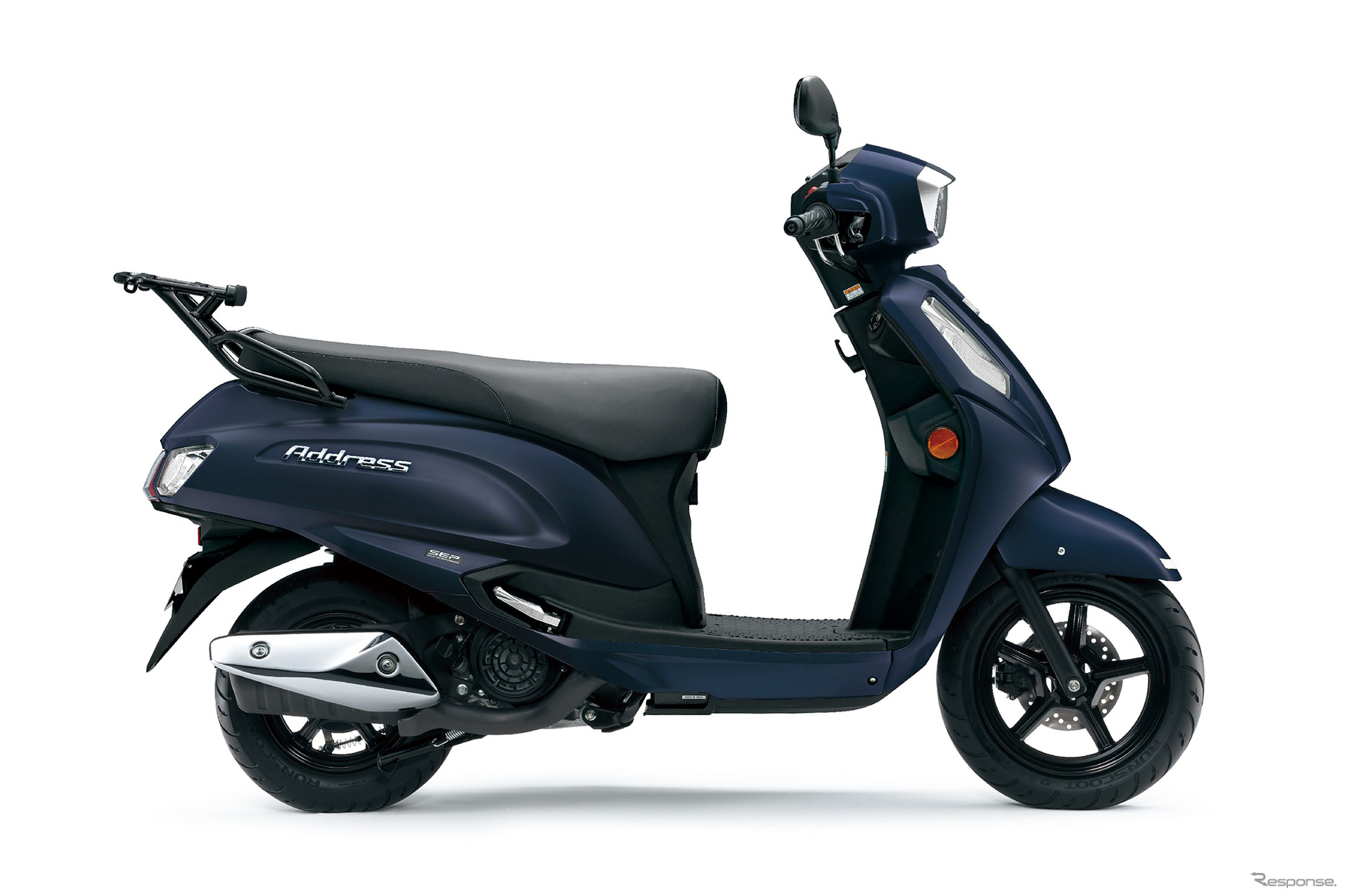 スズキの新型スクーター『アドレス125』（マットステラブルー）
