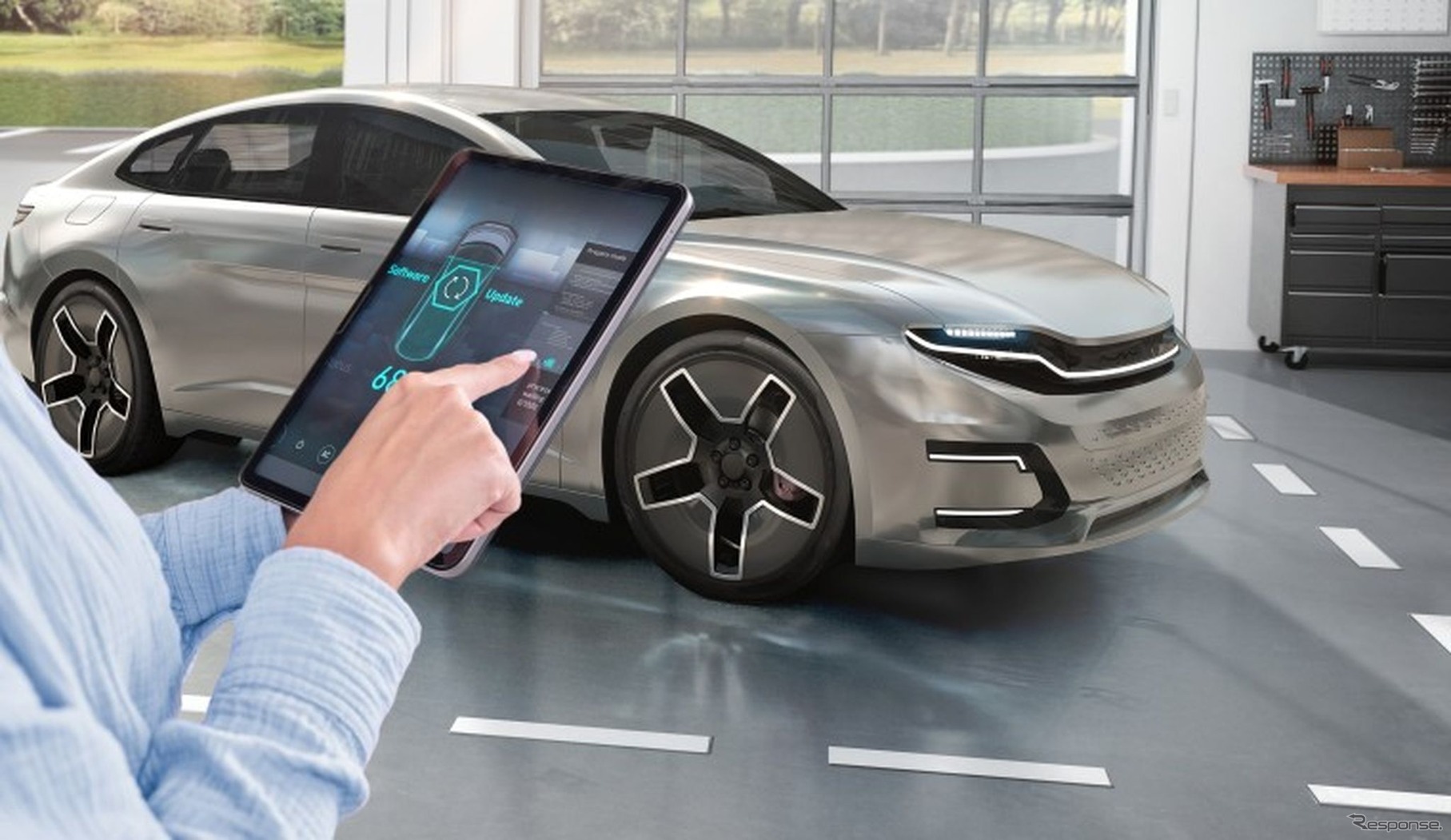ボッシュのSDV対応の次世代車両アーキテクチャソリューションのイメージ