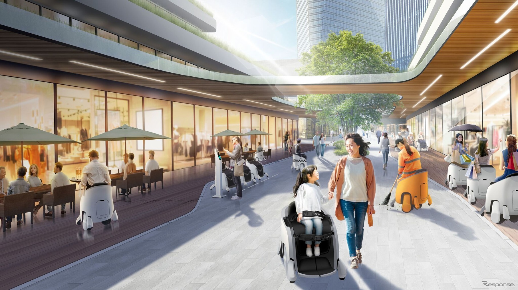 ホンダ UNI-ONE の使用イメージ