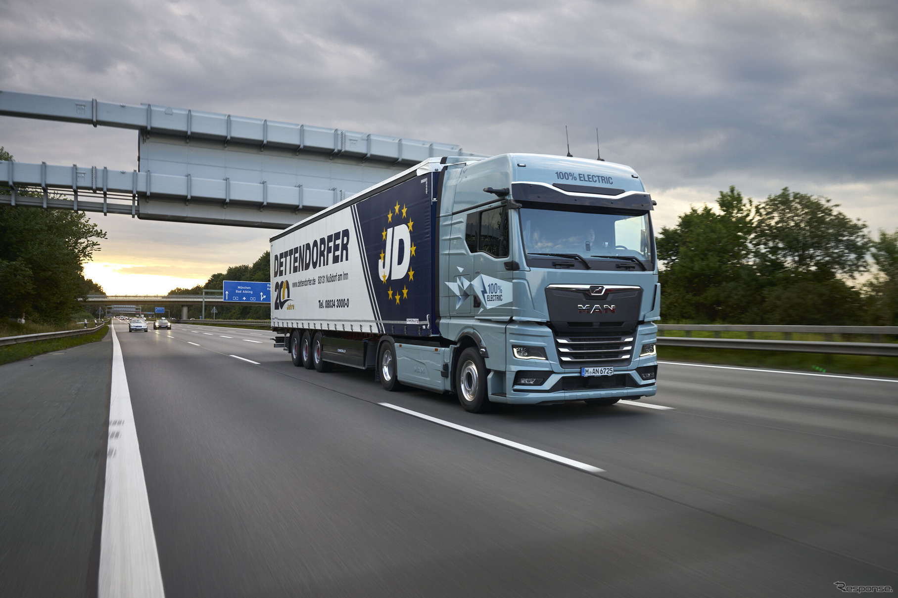 MANの電動トラック『eTruck』が2025年初頭から欧州の主要物流企業での実証運行で500万kmを突破
