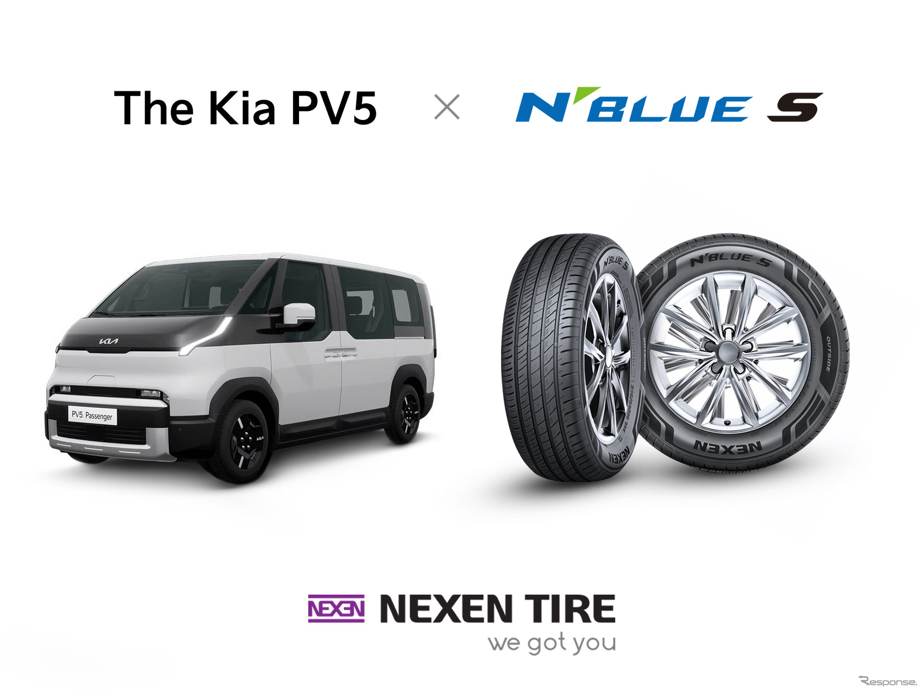 キアの電動商用車『PV5』がネクセンタイヤ「N’Blue S」純正装着