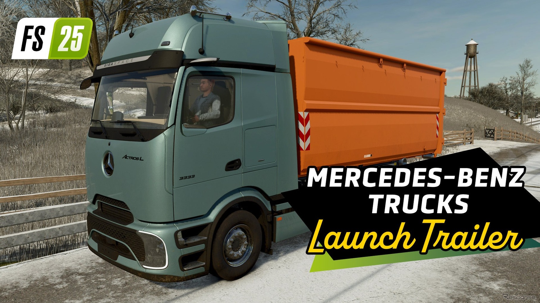 『ファーミングシミュレーター 25』コンテンツ拡張パック「Mercedes-Benz Trucks Pack」