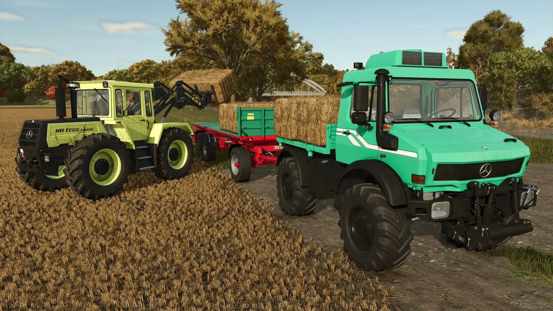 『ファーミングシミュレーター 25』コンテンツ拡張パック「Mercedes-Benz Trucks Pack」