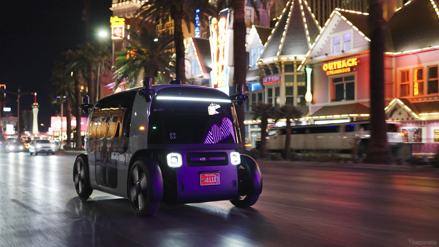 Zooxが世界初の専用設計ロボタクシーで配車サービスを米ラスベガスで開始